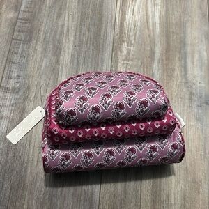 Dwell Studio Travel Case 3 piece purple floral set NEW